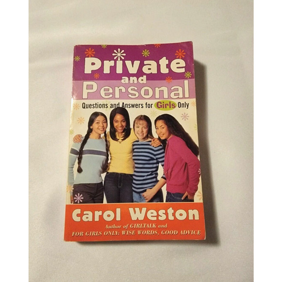 Private & Personal Questions & Answers for Girls Only Teens Book Carol Weston - Picture 1 of 8